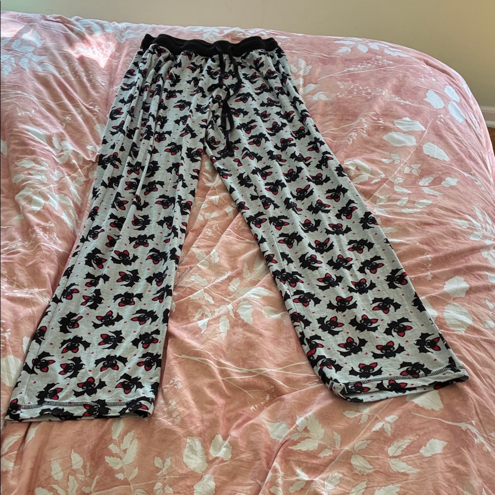 Bat Patterned Pajama Pants